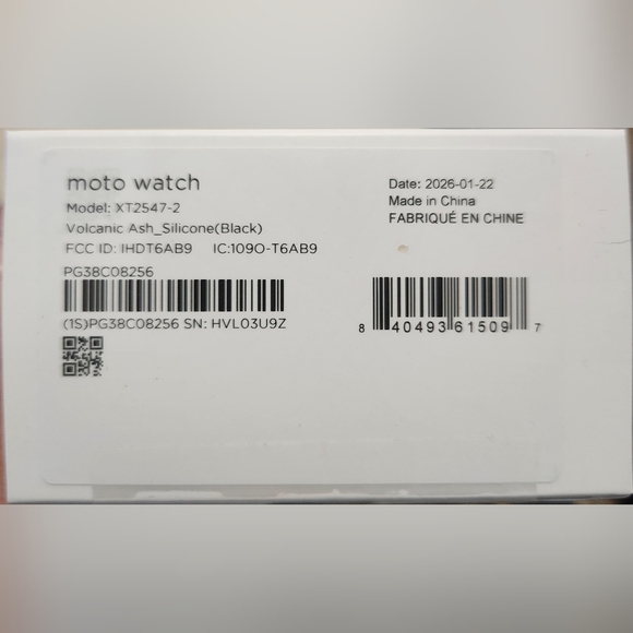 Motorola Moto Watch Smart Watch Accelerometer Gyro Heart Rate SpO2 Compass - Picture 4 of 5